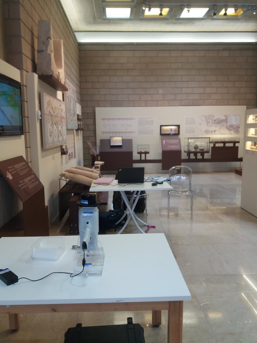 ChristinaTsoup2's tweet photo. Where best to work with cylinder seals than the new museum in Thebes, Greece? Amazing setting, fantastic presentation of fabulous finds #PLOMAT #cylinderseals #pXRF @UCamArchaeology @CAssyriology @MSCActions https://t.co/Vvhjs4mb9g