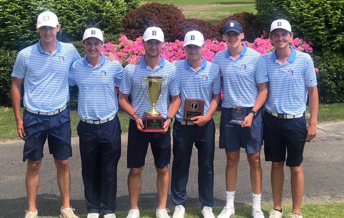 M⛳️ | PROGRAM RECORD! 

<a href="/BerryMGolf/">Berry Men's Golf</a> absolutely smokes the field at the Rhodes Spring Classic, claiming the top spot with a 54-hole program record 19 (!!!) under. Wesley Heston earned first shooting 10 under, Preston DeSantis claimed second w/ eight under. #WeAllRow #SAA #d3golf