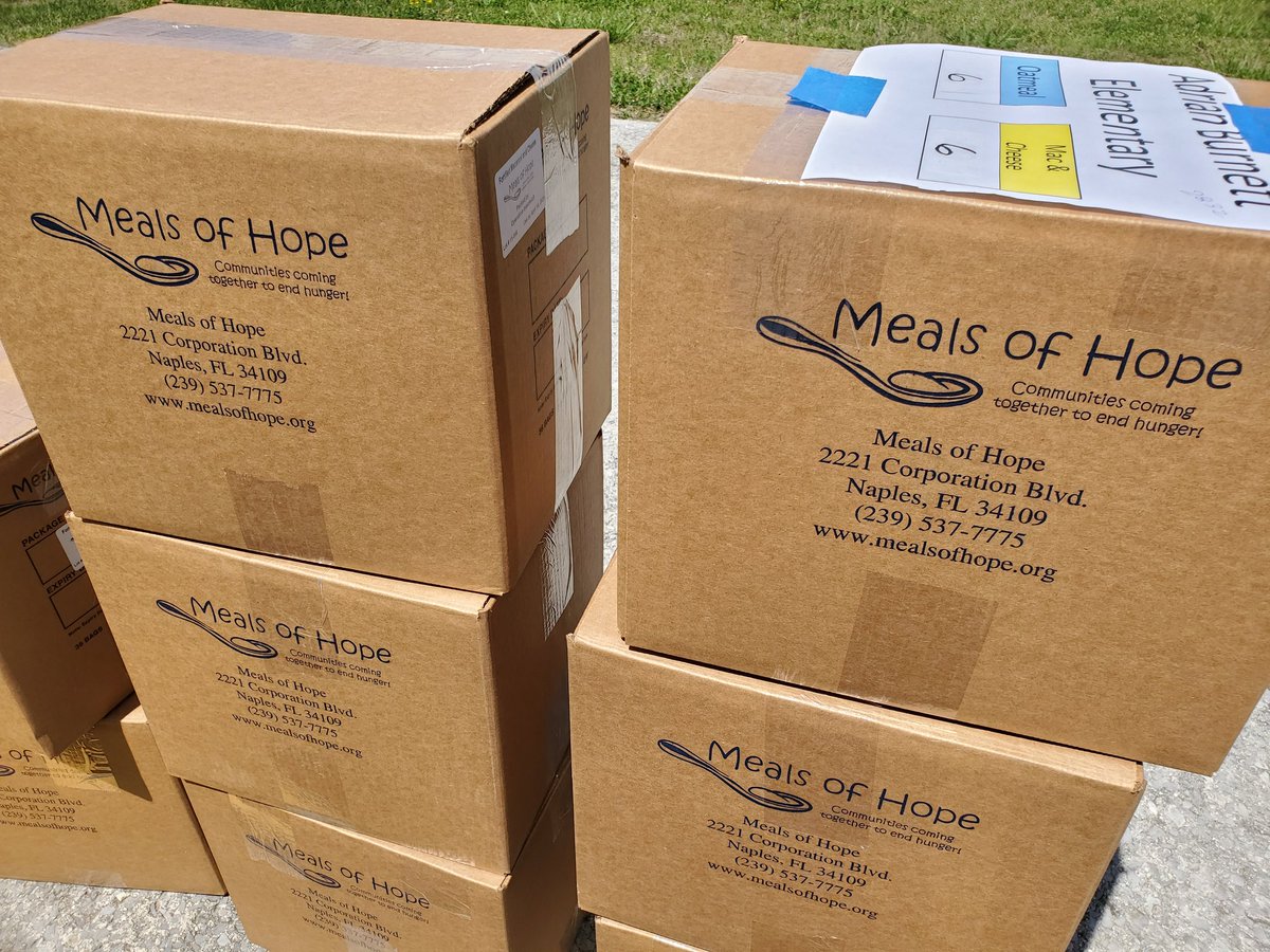 Thank you so much to <a href="/CentralBearden/">Central Bearden</a> for the generous donation of meals to our students and families! ❤️ <a href="/mealsofhope/">Meals of Hope</a>