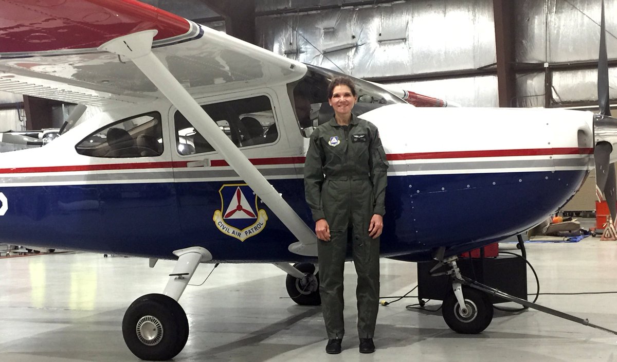 CivilAirPatrol's tweet photo. Capt. Karen Kalishek of the @wiwgcap has been recognized with a National General Aviation Award as 2019 National @FAASafetyBrief Representative of the Year. #FAASTeam https://t.co/timMUczXXv … https://t.co/9K5AmczYZT