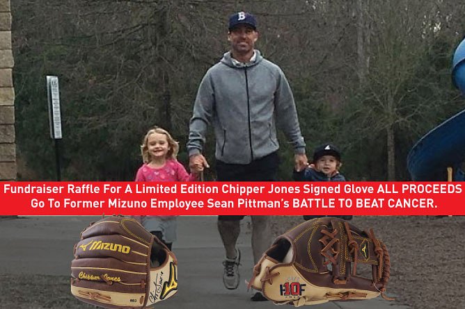 JeffKrieger1's tweet image. PLEASE HELP SUPPORT My First Boss at Mizuno Sean Pittman as he Battles to beat Cancer for the second time. I will be raffling off a signed Mizuno Limited Edition Chipper Jones HOF Glove 009/110. Thanks,  rafflecreator.com/pages/29463/fu…