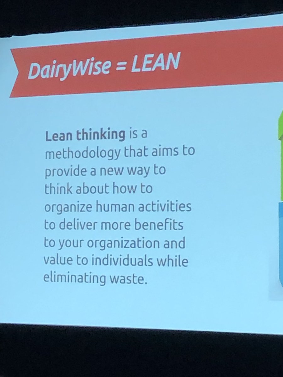 Learning how to be lean through the Dairy operation and making use of unaware talent. #fms19