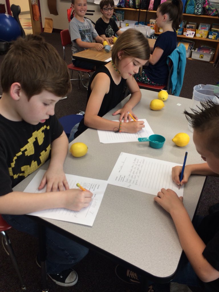 KightAmanda's tweet photo. We are making Butter Cream frosting and lemonade! What better way to incorporate measurement and sequencing? #CurrituckK12 https://t.co/FfvixObvZ6