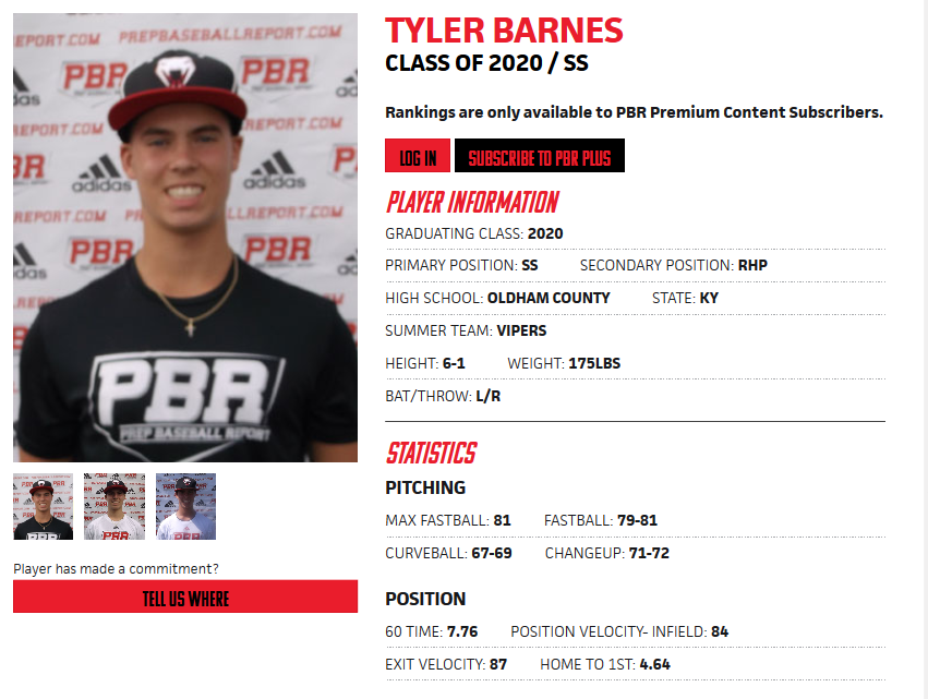 PrepbaseballKY's tweet photo. Someone pass the coffee because CLEARLY we need some more.
Apologize for the error in the first tweet, but it is OLDHAM COUNTY IF @Tyler1Barnes who is our Player of the Week! >> https://t.co/Jl73r1cIpW https://t.co/V96V768QGp