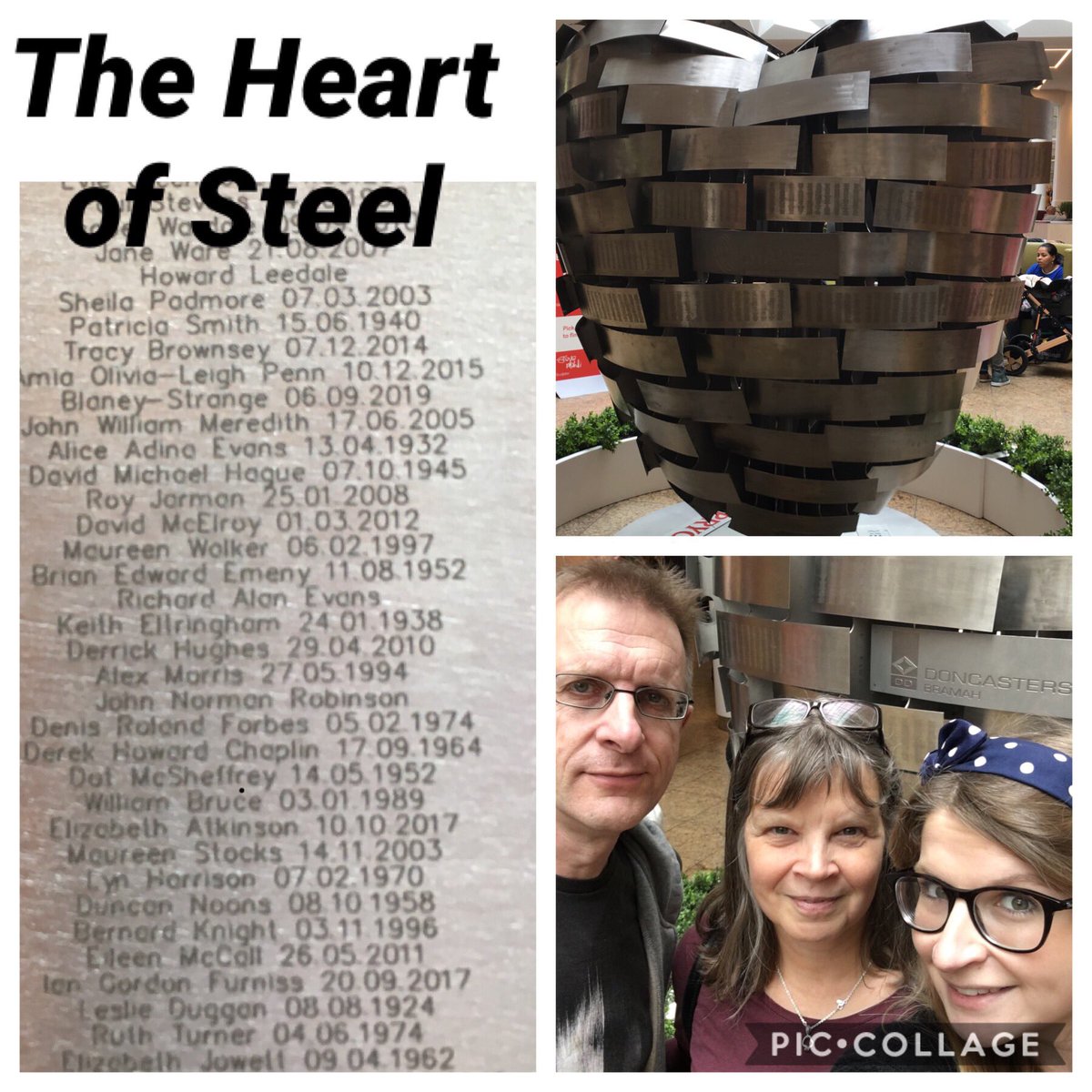 debbiemmorris22's tweet photo. A trip to see the heart of steel #bhf   #alwaysinourheart #adtm #Sheffield not to see #TakeThat https://t.co/98IVHFenK6