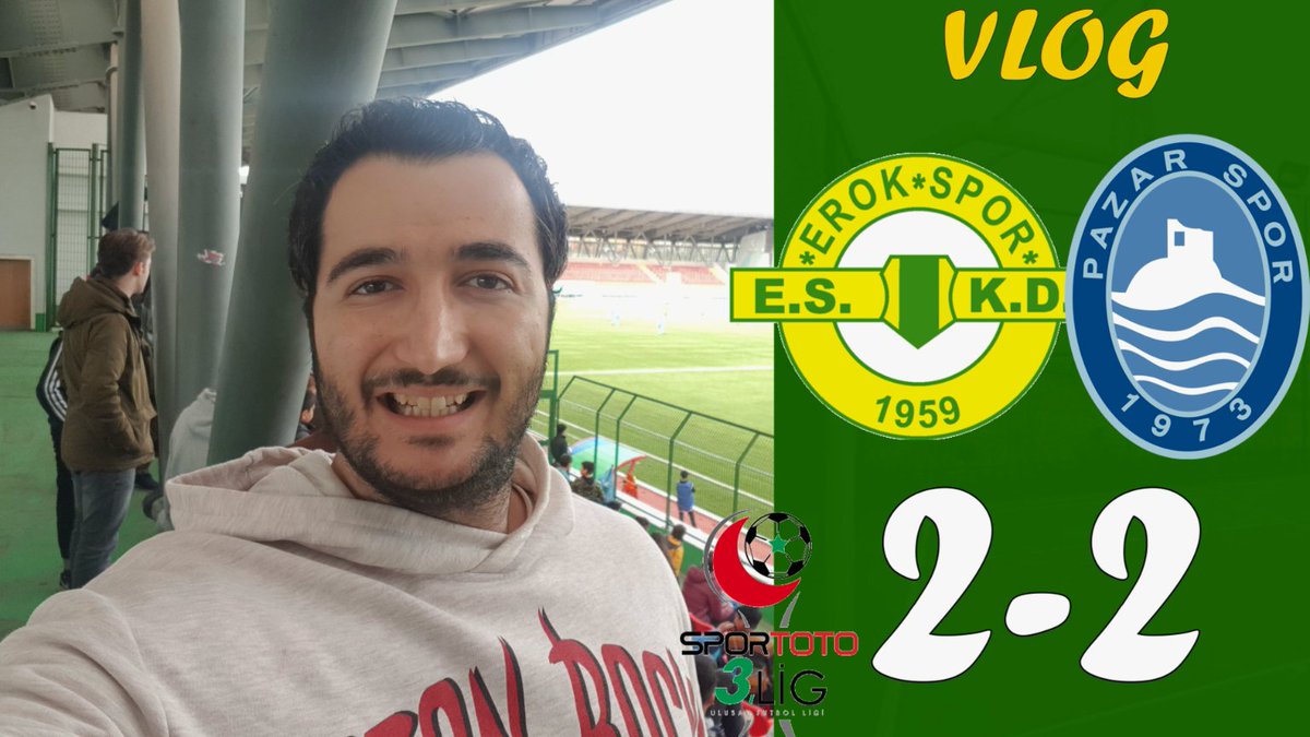 Esenler Erokspor 2-2 Pazarspor Maç Vlogu Videom Youtube Kanalıma Eklenmiştir 👉 m.youtube.com/watch?v=ixMCfG…
#VARKayıtlarıAçıklansın #Galatasaray #Fenerbahce #Beşiktaş #Trabzonspor #Futbol #derbi #Spor #YouTube #vlog #Bursaspor #derinfutbolvarsa #beyazfutbolvarken