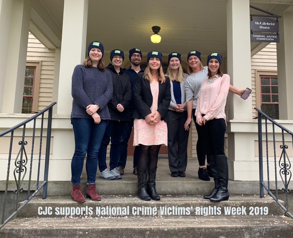 We were happy to support National Crime Victims’ Rights Week in our HOPE hats. HOPE = Helping Oregonians Participate Everywhere, recognizing the important role victim advocates play in empowering crime victims &amp; survivors to participate in the justice system. #ncvrw #ncvrw2019