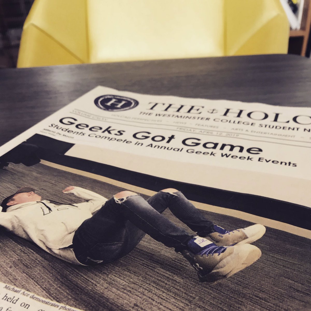TheHolcad's tweet photo. We’re back this week with our print edition of the Holcad. Pick one up on campus today or read online at https://t.co/knVUYgvtKT https://t.co/TjegY6QxC1