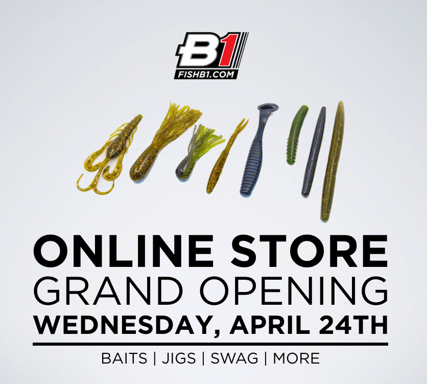 Introducing B1 SHOP featuring the all-new B1 Baits &amp; B1Tackle. 100% made in Canada. After over a decade of producing premier bass fishing events across Canada, we are extremely proud and excited to introduce our own signature line of soft plastic baits and terminal tackle. #bthe1