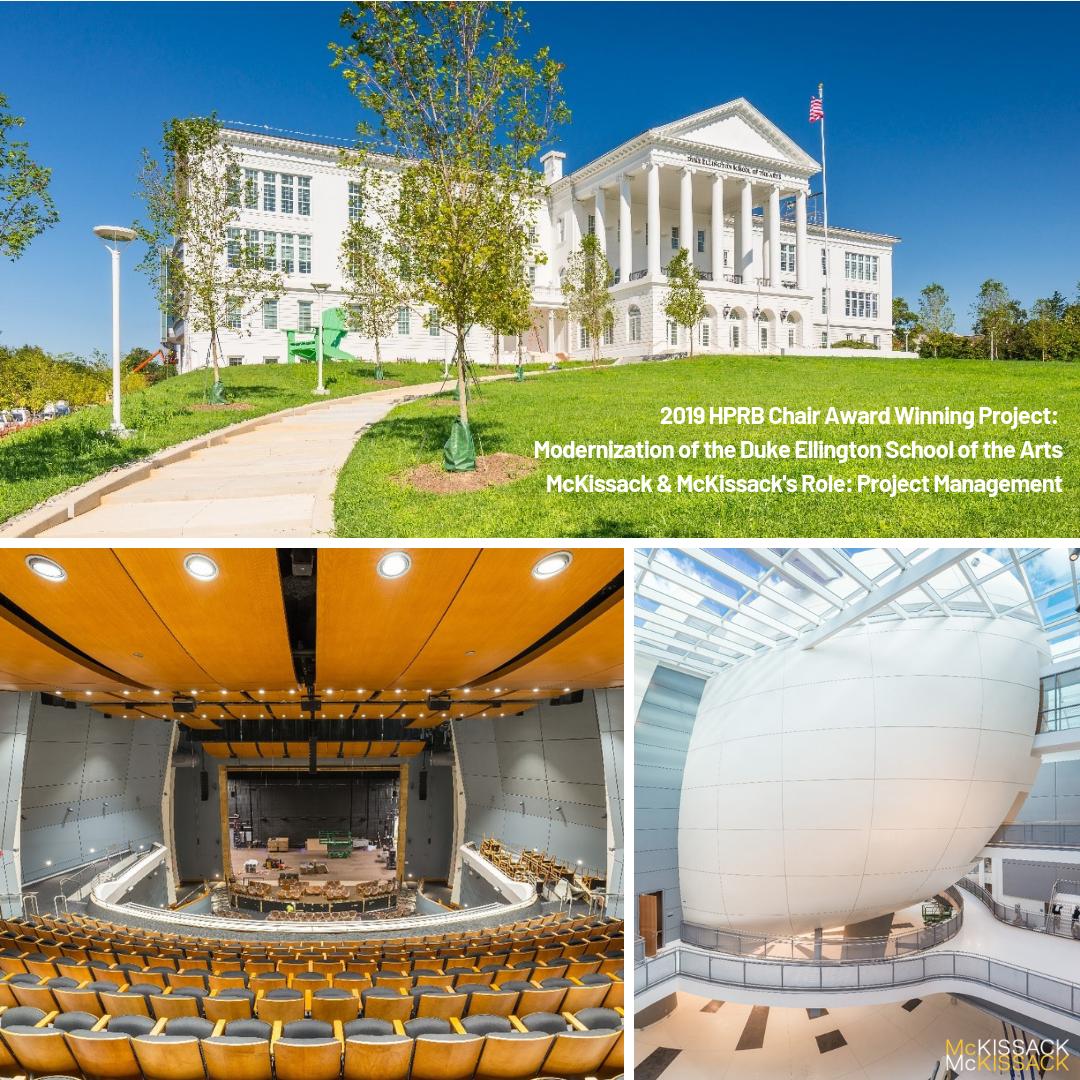 As the Project Manager for the modernization of <a href="/DukeEllingtonDC/">Duke Ellington School of the Arts</a>, <a href="/McKandMcK/">McKissack McKissack</a> is proud to announce that our project will receive the 2019 HPRB Chair Award on May 8 at the DC Preservation Awards. The Awards honors exemplary work &amp; a commitment to historic preservation. <a href="/OPinDC/">DC Office of Planning</a>