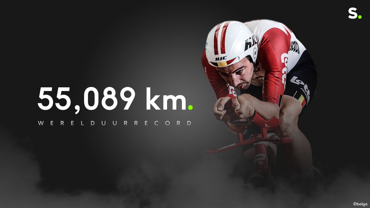 HISTORISCH!

<a href="/VCampenaerts/">Victor Campenaerts</a> verpulvert het uurrecord van <a href="/SirWiggo/">Brad Wiggins</a> en knalt als eerste renner voorbij de 55 kilometer!

api.sporza.be/permalink/web/…