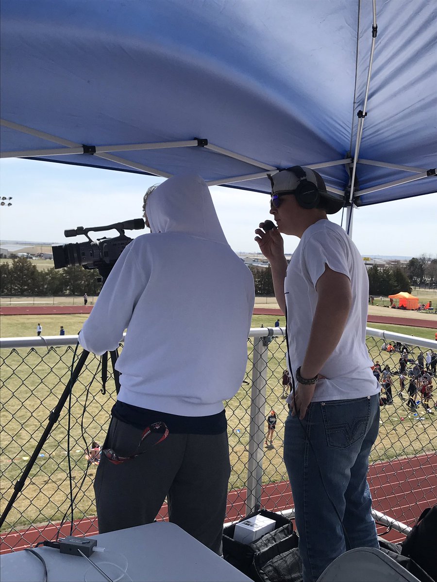 TCHRBOTT's tweet photo. When you’re slayin’ Striv in the wind at your home track meet. Goals! @Devin90774541 and Blaine D. https://t.co/FlLWismXQp #ChaseCoPride @ccs_longhorns https://t.co/XREdUavPW6