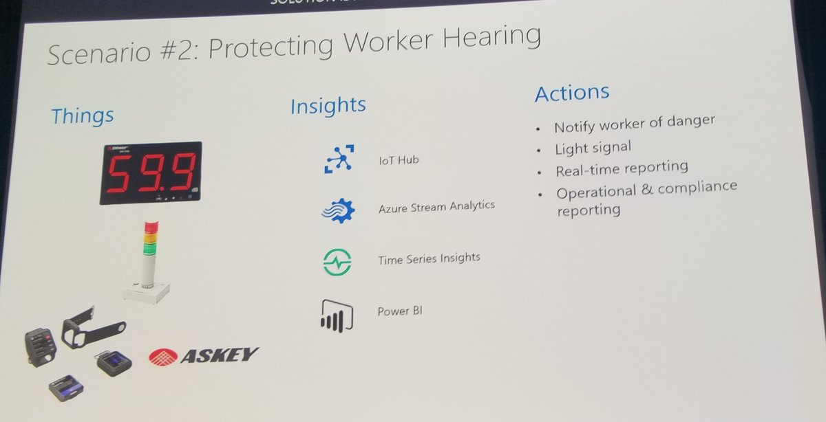 AndreaJStroud's tweet image. Organizations are protecting workers by using IoT devices to offer spill, excessive noise, and and safety gear alerts. #Microsoft #MicrosoftIOT #IoT #Houston @MicrosoftIoT #IoTinActionMS
