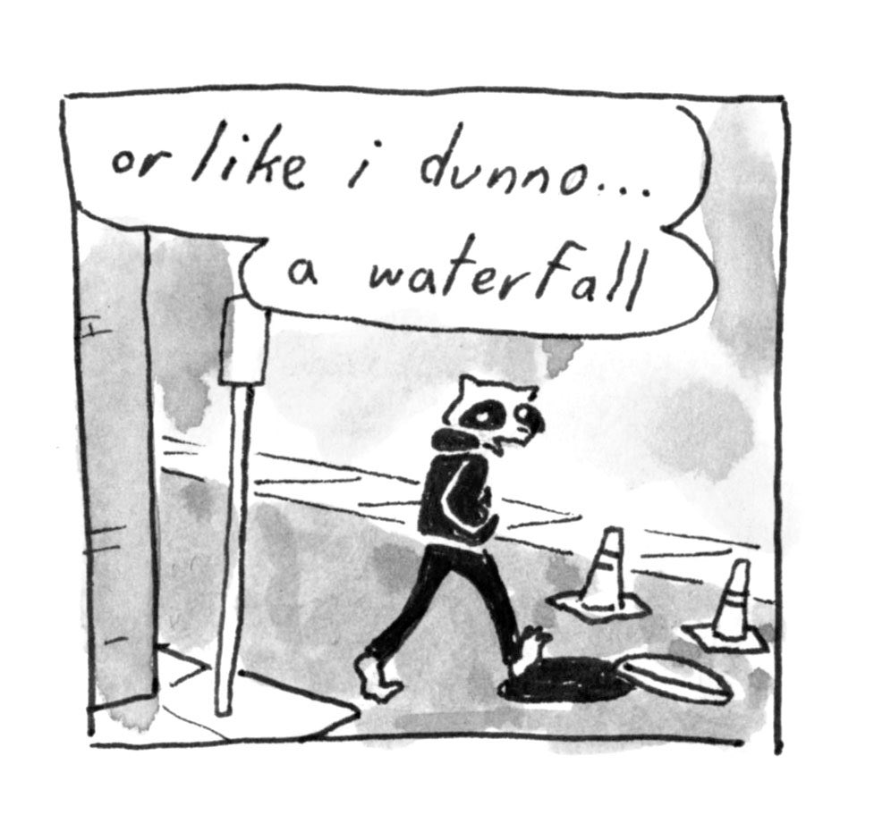 made a comic about very tall people 