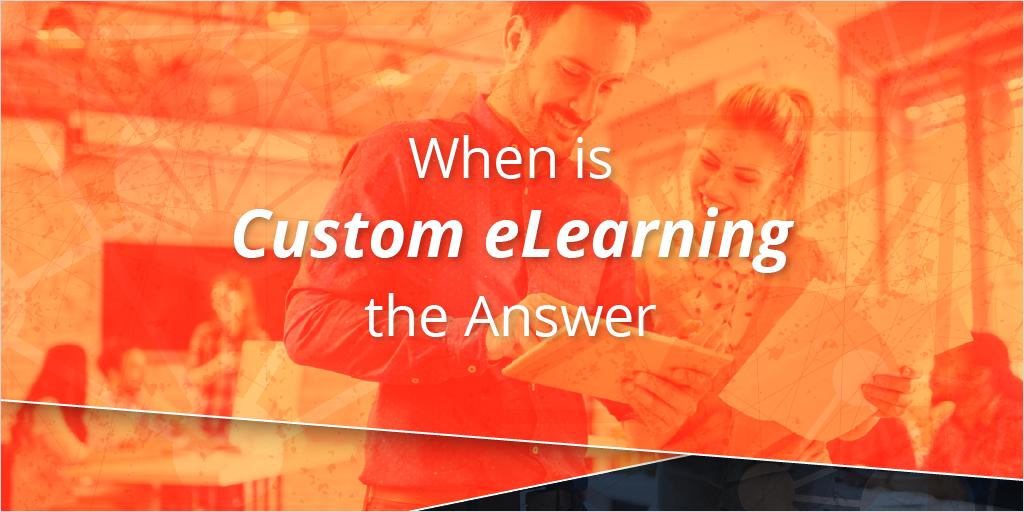 ELBlearning's tweet photo. A few reasons to consider going the custom route for your next #training project. https://t.co/7f9nvhWwQQ https://t.co/oYl9sMgRXC
