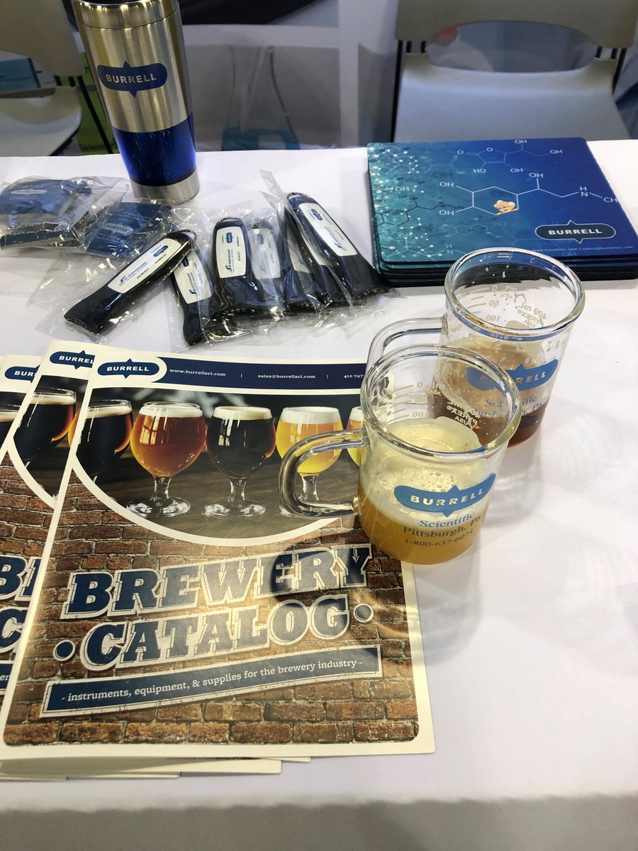 ReagentsChem's tweet photo. Aimee and Dylan had a blast last week at #CraftBrewersCon! @BurrellSci is excited to learn even more about the #brewery industry and help growing labs optimize their processes. https://t.co/3DIfDVAhKX
