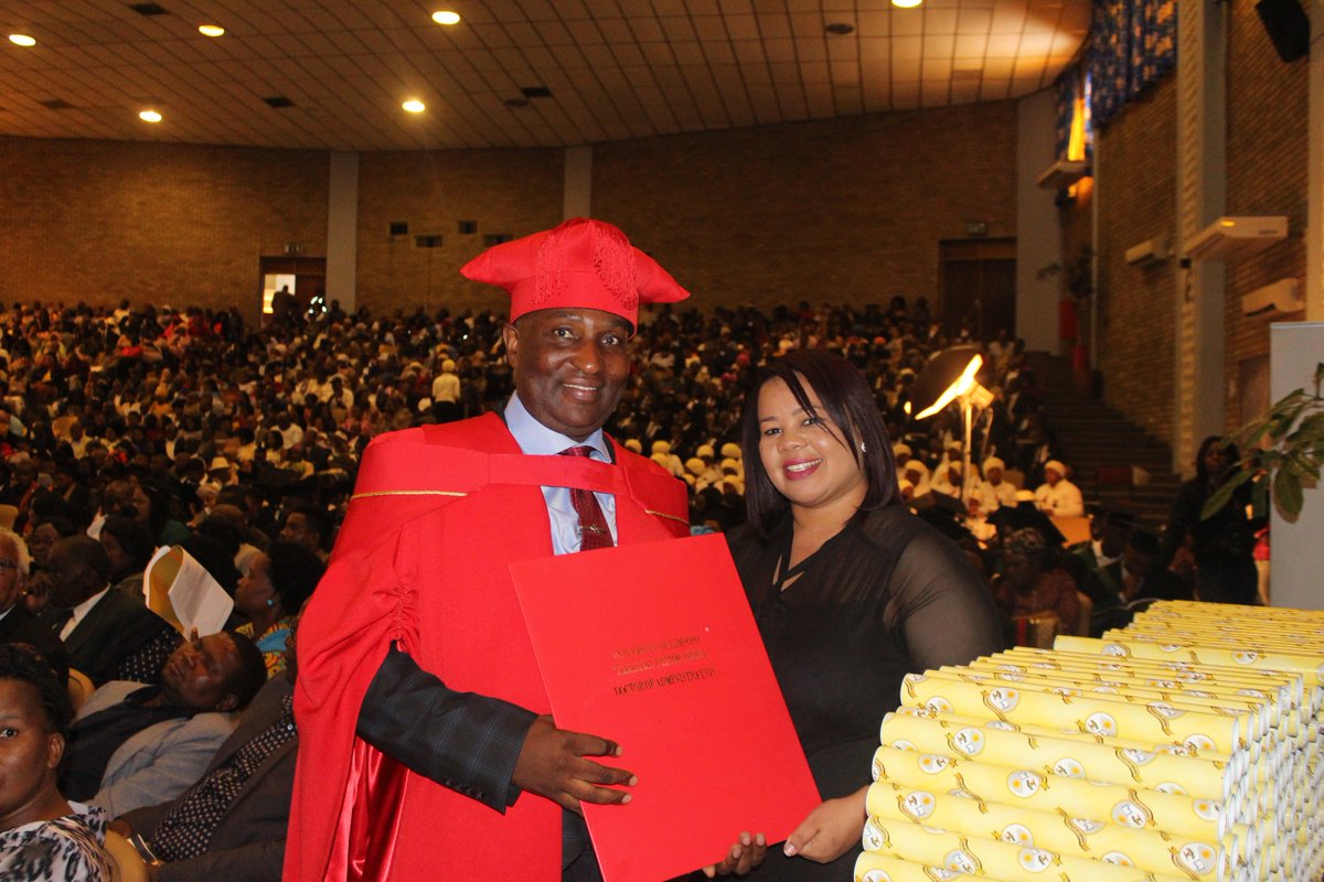 ULvarsity's tweet photo. Dzaga Takalani Victor graduate Doctor of Administration, Discipline: Public Administration
Thesis: "Communication Tools for Enhancement of Effective Management and Governance at Institutions of Higher Learning: A case of the University of Venda."
#UlAutumnGrad2019 https://t.co/tvhmhkeE18