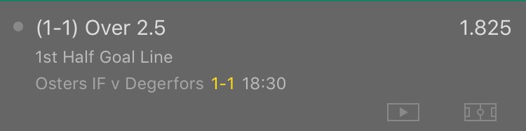EthanTips's tweet image. Inplay bet 👀 

Osters Vs Degerfors 🇸🇪 

Over 2.5 First half goals 

Stake - 1U #inplay #bettingtip