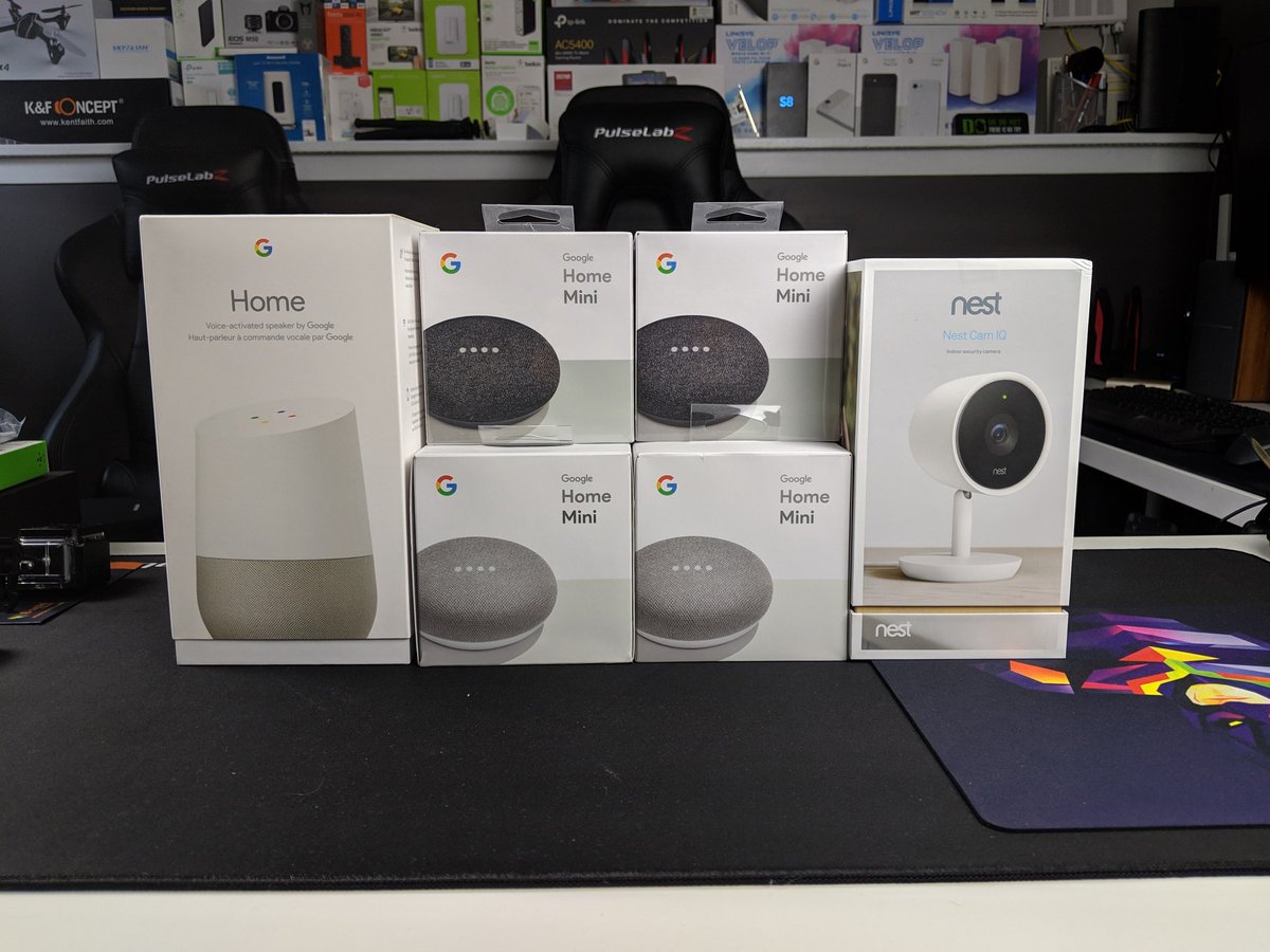 Qwazyd0gg's tweet photo. Just need a @madebygoogle #GoogleHomeMax now...
Rocking #SmartSwitches, #SmartBulbs, #SmartPlugs, @Chromecast, @Onkyo_USA & @Roku integration for voice remote & casting, & an older @honeywell #SmartThermostat. Things are coming together & the house is fully covered by @Google! https://t.co/0FRyEdRtcN