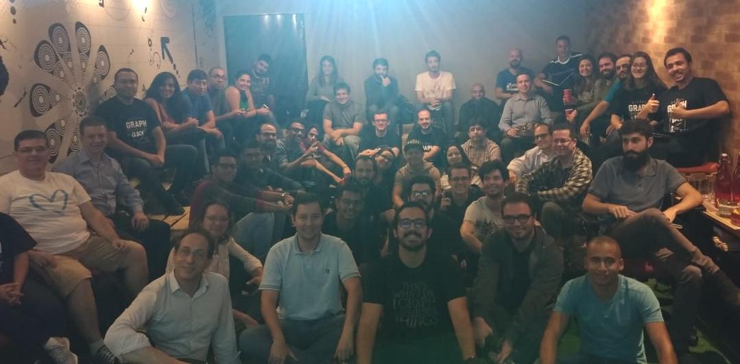 jhomarolo's tweet photo. Record of the sensational event celebrating #globalgraphcelebrationday with @neo4j in São Paulo! https://t.co/7sui4pMgJC