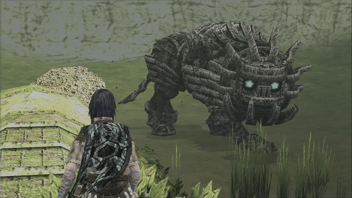 You cannot pet the dog in Shadow of the Colossus