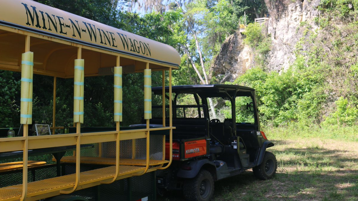 A4:  Enjoy the latest tour from <a href="/zipthecanyons/">The Canyons Zip Line</a> when your group ventures out on the “Mine-N-Wine” tour.  Learn about the history of this amazing #OcalaMarion property while sipping on wine and eating chocolates.  #FLTravelChat