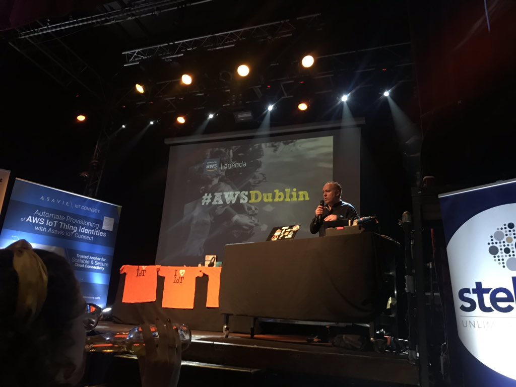 Excited to be invited to #AWSDublin’s meet up at #thebuttonfactorydublin tonight 🙌🏽