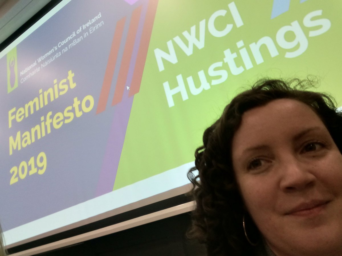 Delighted to speak at the @NWCI hustings on #FeministEurope. I'll be talking about how taking economic power off the corporations is essential to women's equality.