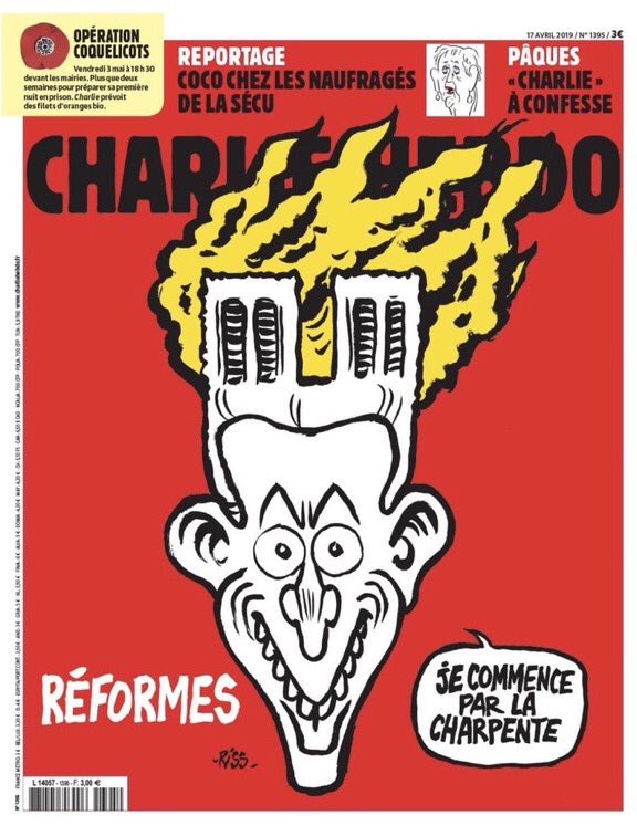 FabriMartorelli's tweet photo. E come sempre non fa ridere. #CharlieHebdo #Notre_dame_de_Paris https://t.co/3Aa1a3YnHY