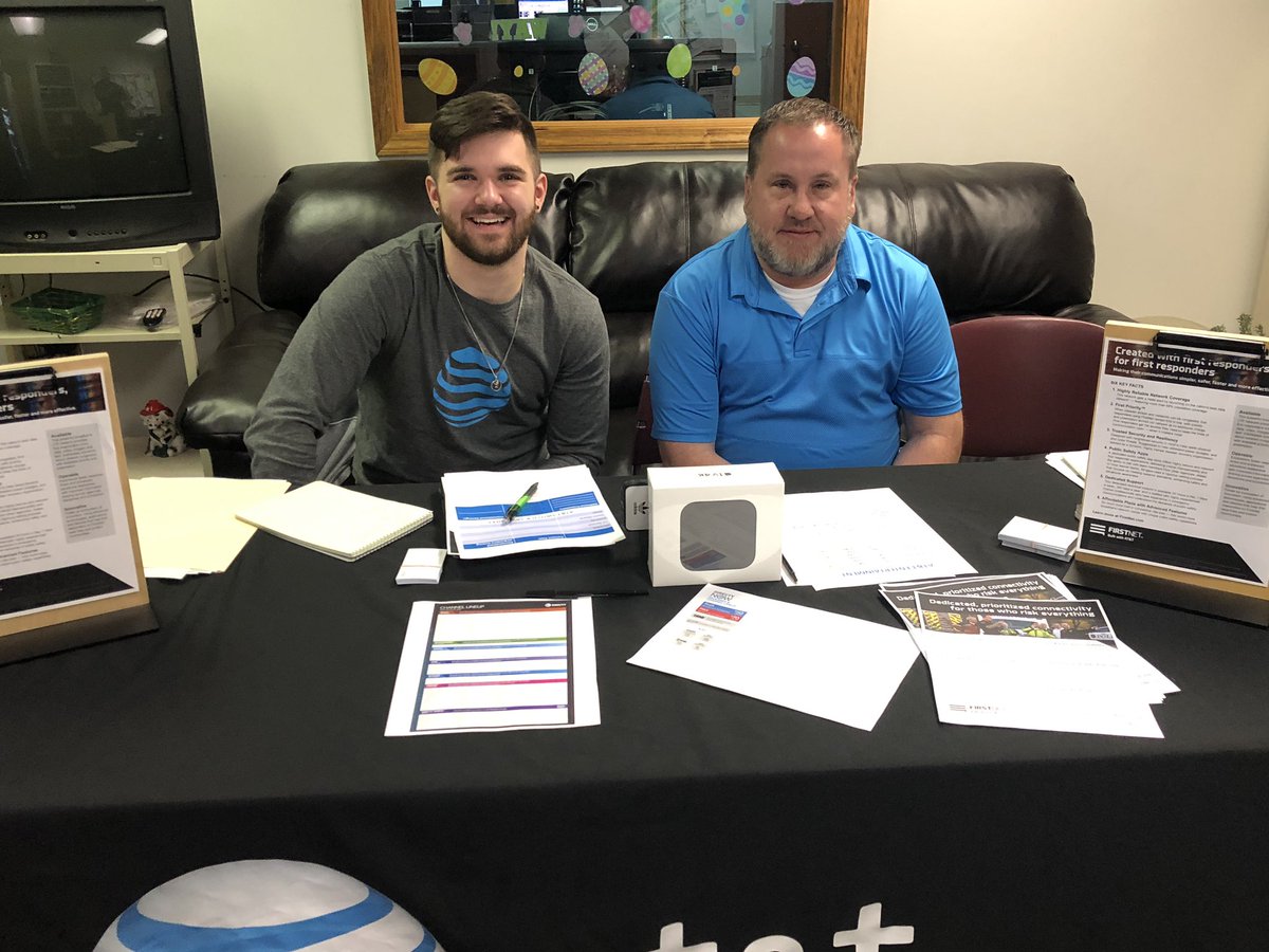 Adam and Steve with a First Net table day at the Mercer County Emergency Center! #winlocal #FirstNet <a href="/sean_nork/">Sean Nork</a> <a href="/BIGBizDecker/">Eric Decker</a> <a href="/emilywiper/">Emily Wiper</a> <a href="/judy_cavalieri/">Judy Cavalieri</a>