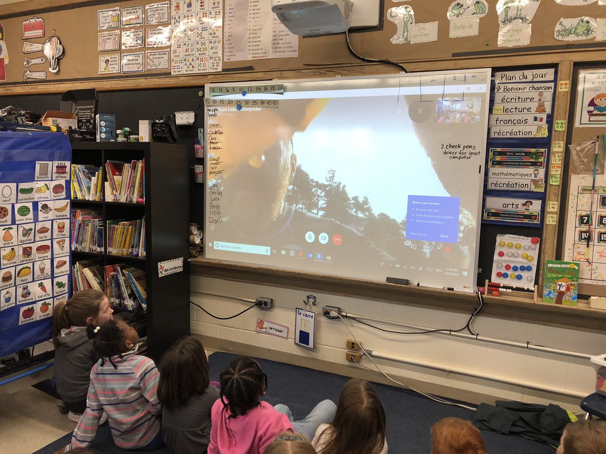 MmeDeSmedt's tweet photo. A great Skype visit to Point Lobos and the kelp forest!  @SkypeClassroom @GEDSB21C @MlleLapierre @WalshPublic @mmehilgartner https://t.co/TIDsncwHvK