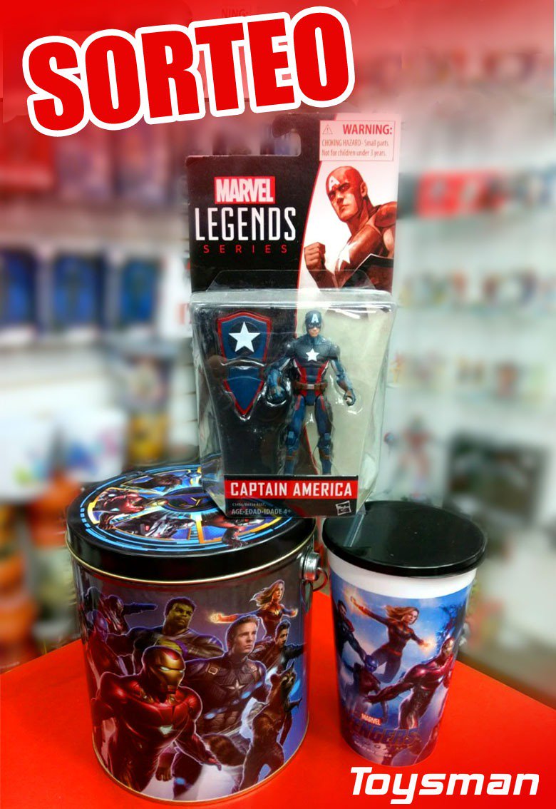 #Sorteo
Recta final para el estreno de #AvengersEndgame ... y tenemos para vos fan del #MCU este tremendo combo

- #Marvel #CaptainAmerica 
- Vaso y Lata de cine #Avengers #EndGame 

Cómo participar?
- Seguinos
- RT y FV
- @ a un amigo en os comentarios