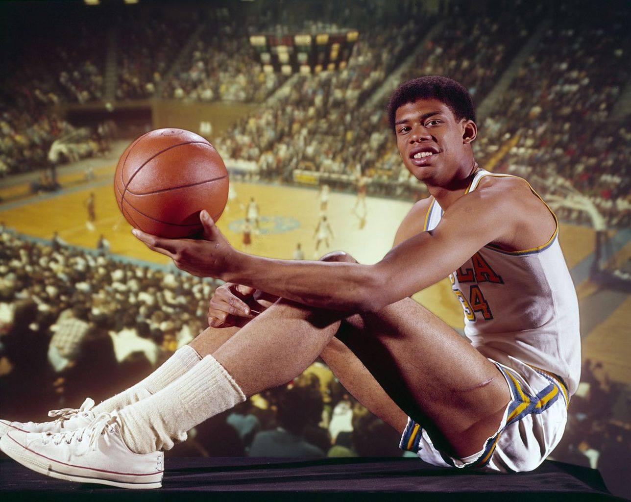 Happy Birthday to Kareem Abdul-Jabbar who turns 72 today! Pictured here when he was playing basketball at UCLA. 