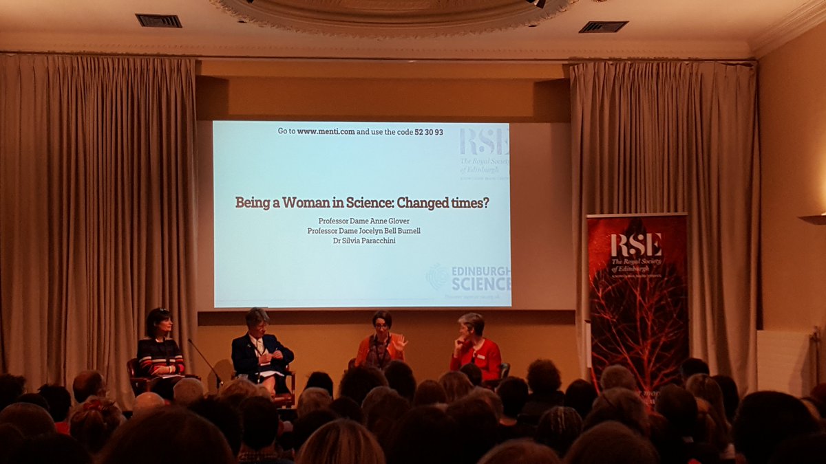 Refreshingly honest accounts of being a woman in science ... have times changed? @news_RSE  @YoungAcademySco #RoleModels #FamilyEncouragement #ChallengingBarriers
#BeVisible
#OwnYourSuccess