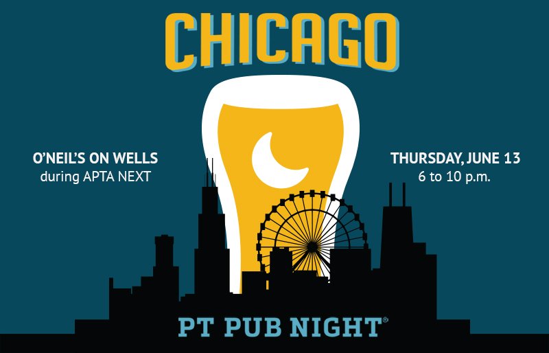 PTPubNight's tweet photo. 🗣️Join Us at PT Pub Night during APTA NEXT!

We'll be there hosting our annual #PTPubNight NEXT event on Thursday, June 13 at @ONeilsonWells -- an Irish pub just a short walk from the conference. 

RSVP Here: https://t.co/rkHG1YSm6k https://t.co/dYXYgFH8fS