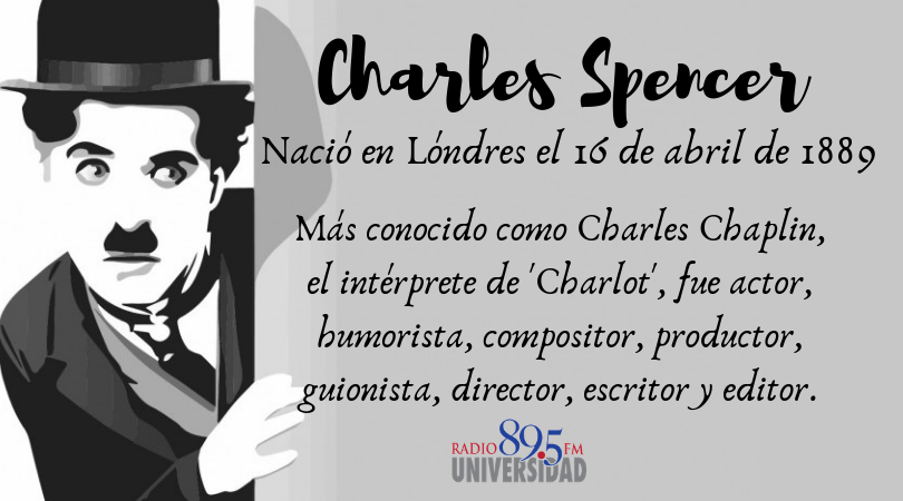 AutonomaRadio's tweet photo. Charles Chaplin, nace un día como hoy, pero de 1889. 
Grabó un total de 80 películas durante su carrera, y por su renuencia a hacer cine sonoro, únicamente 5  películas fueron habladas.
Radio Universidad 89.5F. M.
La cultura universal
https://t.co/5Aqw0SLlTV
#Mexico #Queretaro https://t.co/v9KxVAkzFB