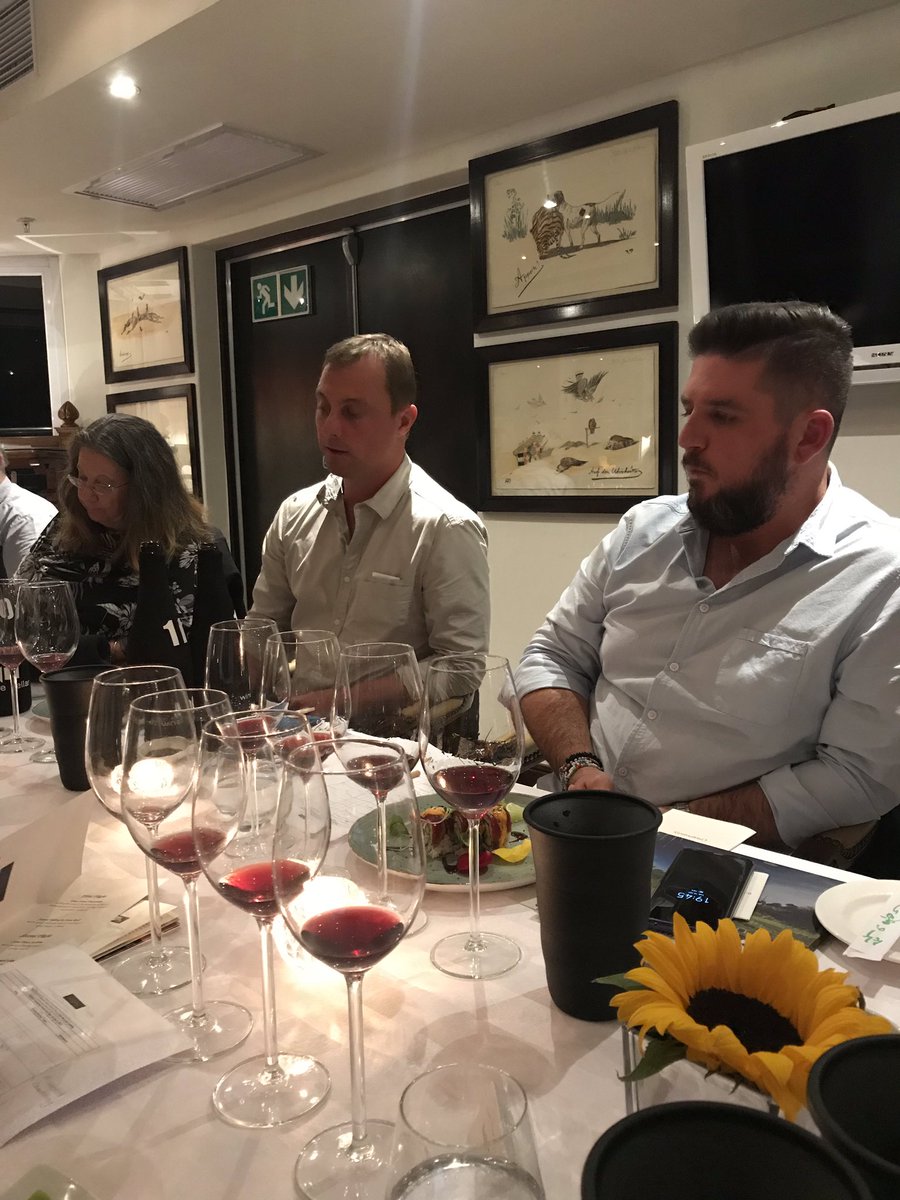 BitsRuby's tweet photo. What a treat pairing great wines with fantastic sushi π @BouchFinlayson Pinot Noir is top class!
#littlebitsofruby #winetasting #BouchardFinlayson #12apostles @livingitupct https://t.co/fJXwXER8s2