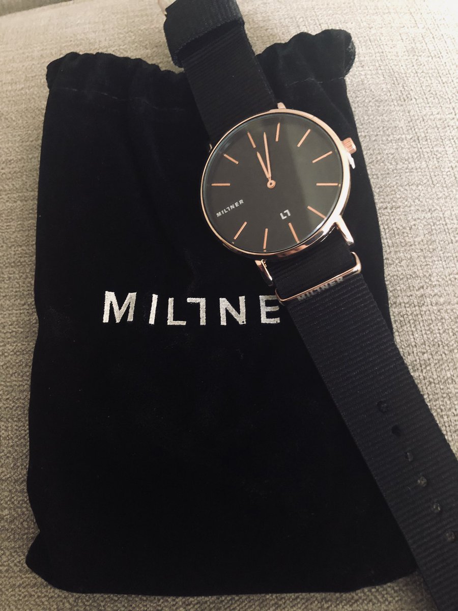 bbrokenaatlas's tweet photo. My new #millnerco watch has just arrived and I’m in love ❤️ https://t.co/yWC5pfOPU5