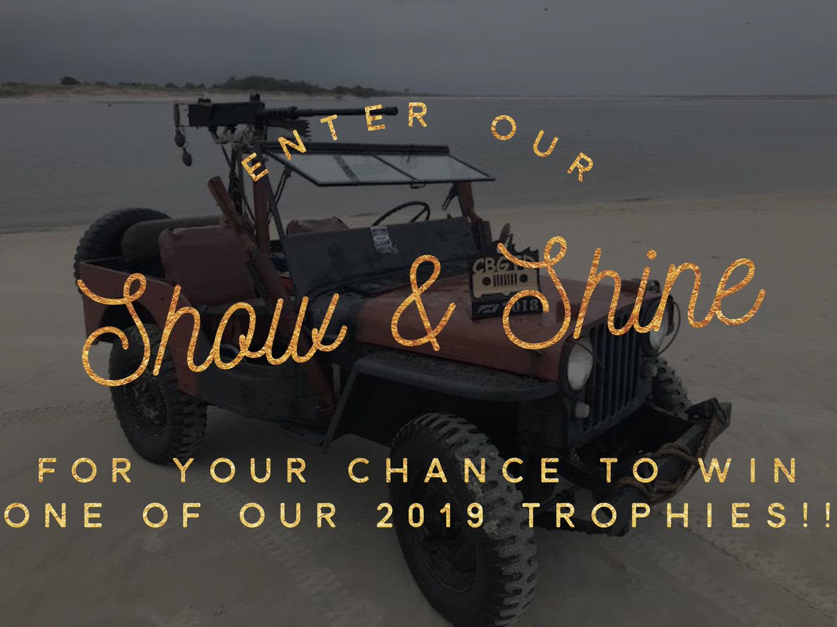 Don’t forget to enter this years Show &amp; Shine!! You’ll win one of our exclusive 2019 trophies, swag, and of course bragging rights!!

#JeepEvent #JeepConvoy #Jeep #JeepLife #4x4 #OHV #JeepGoTopless #AllThingsJeep #JeepAddict #JeepNation #ItsAJeepThing #OlllllllO #JeepFamily #FCA