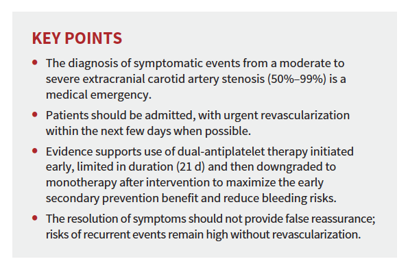CMAJ's tweet photo. Patients who experience #TIA or minor #stroke due to internal carotid artery stenosis require urgent diagnosis and intervention, according to a review of the current literature published in CMAJ: https://t.co/PMx2k47M7n https://t.co/8FuCbySOuP