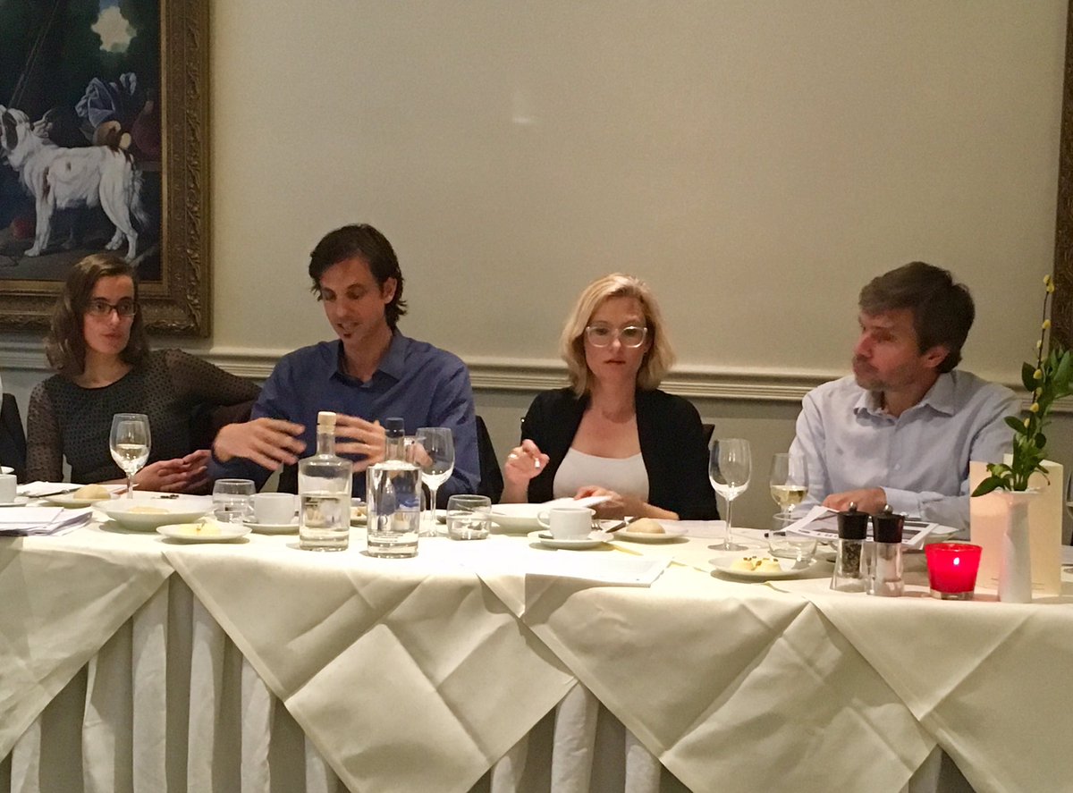 Part II of our @HSFK_PRIF Brussels trip: new format but not less inspiring! Dinner debate on #newconcepts of #democracysupport and how to respond to #Shrinkingcivicspace with @Ju_Lein @ann_elena_p Jonas Wolff of #EDP and @YoungsRichard with @Carnegie_Europe