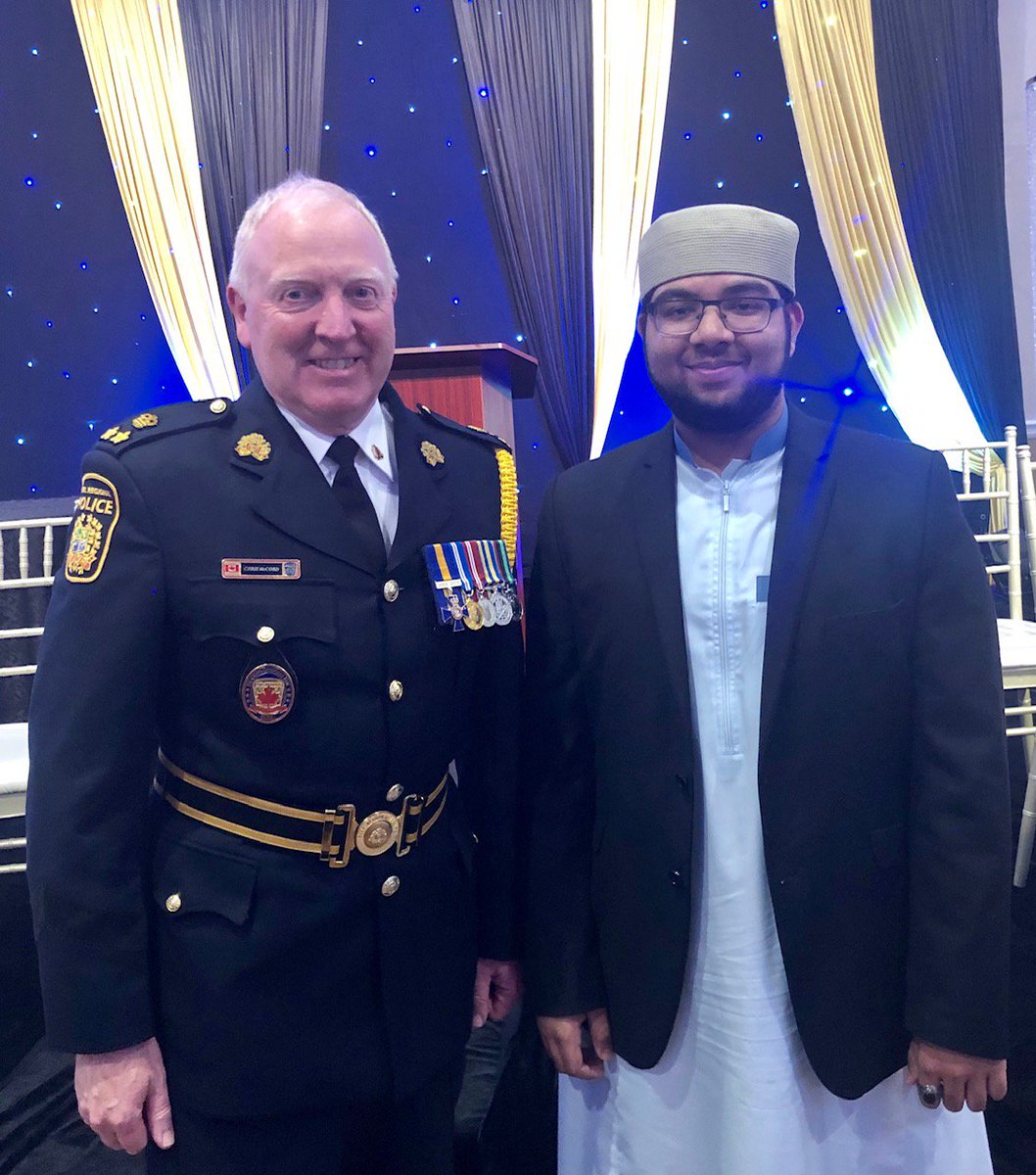 Peel Regional Police (@peelpolice) on Twitter photo Chief McCord extends his congratulations to all the award recipients at the 4th Annual Canadian Council of Imams dinner for their wonderful contributions to our community. <a href="/CCImams/">Canadian Council of Imams</a> Chief McCord extends his congratulations to all the award recipients at the 4th Annual Canadian Council of Imams dinner for their wonderful contributions to our community. <a href="/CCImams/">Canadian Council of Imams</a>