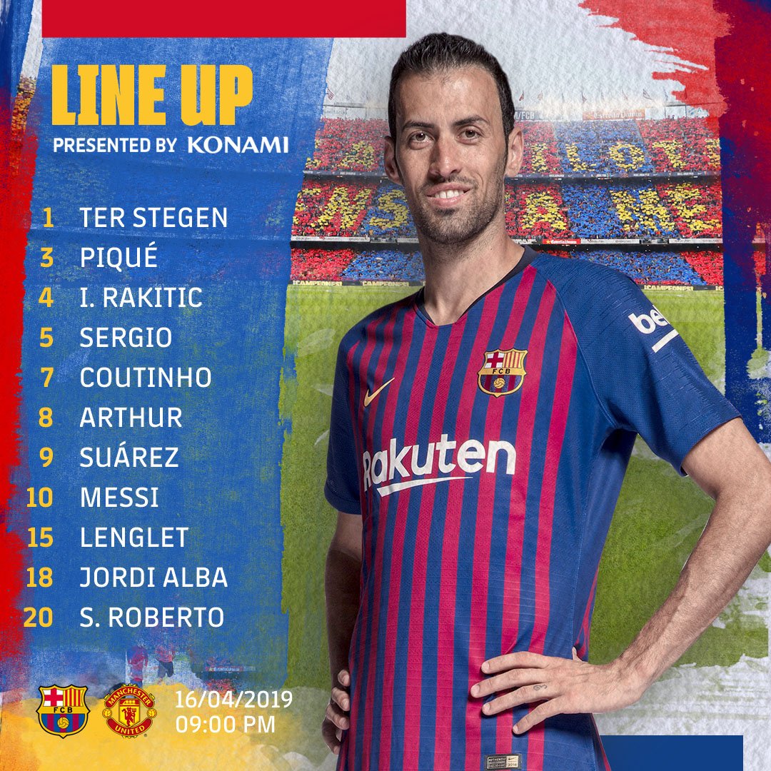 🔵🔴 Barça XI
#BarçaMUFC