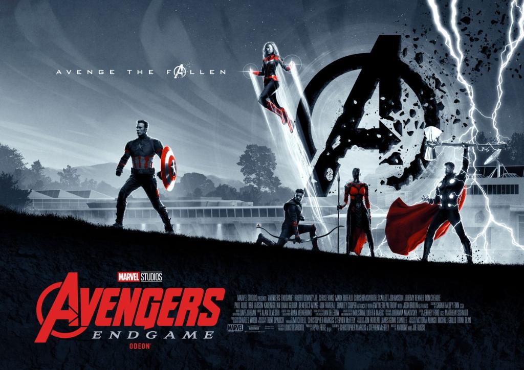 Avengers's tweet photo. Collect these exclusive mini posters designed by artist Matt Ferguson (@Cakes_Comics) when you see Marvel Studios' #AvengersEndgame in @IMAX at @AMCTheatres April 25-28 and May 3-5. Tickets still available: https://t.co/YxIrpfx7YS https://t.co/fI1jxuj0vF