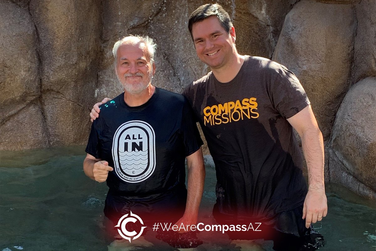 compassazchurch's tweet photo. Jesus made a way and this past week through baptism several people chose to commit their life to Him. Let’s celebrate Joseph Taylor, Madison Chavez, Norman Chance, and Ian Sobarzo. #WeAreCompassAZ #baptismsCCC https://t.co/mdvWEd7yM4