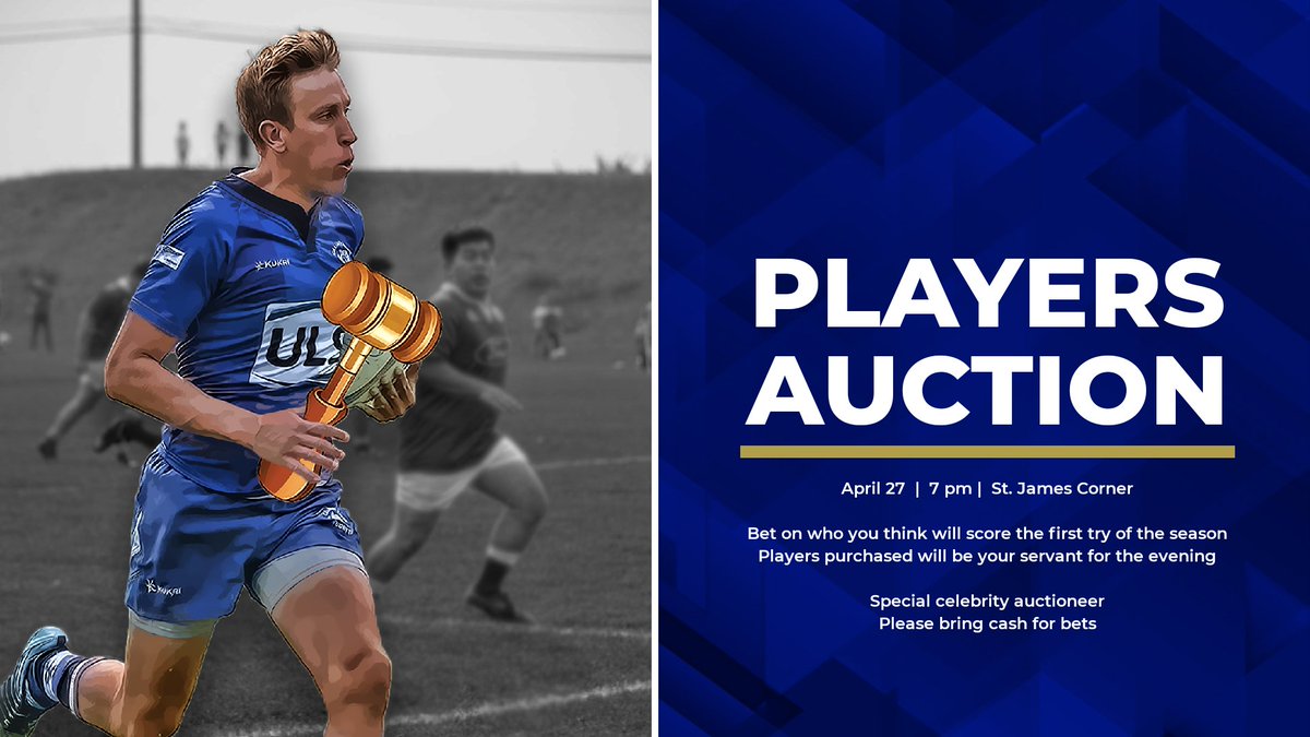 Calgary Rams Rugby (@calgaryrams) on Twitter photo Mark your calendar for April 27th! This will be our first official club social to start the season.
At this event you will have the chance to win money by betting on who you think will the score the 1st try of the season for the Men's and Women's side respectively. Mark your calendar for April 27th! This will be our first official club social to start the season.
At this event you will have the chance to win money by betting on who you think will the score the 1st try of the season for the Men's and Women's side respectively.