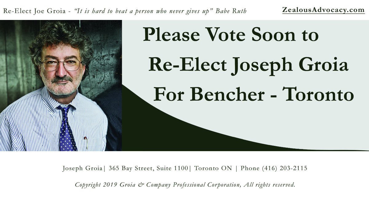 Let's get it done! #BencherElection2019