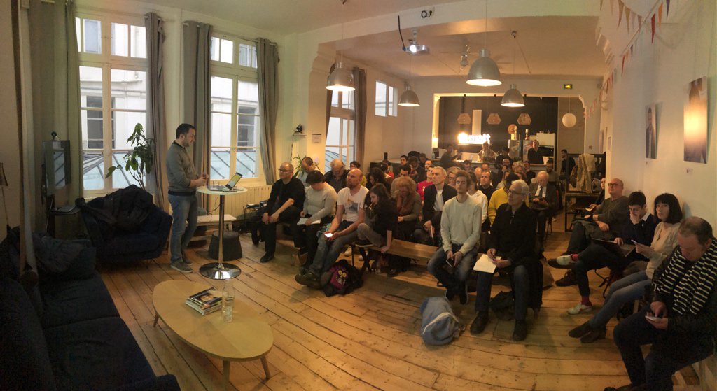 WP Paris (@wpparis) on Twitter photo Il a du monde ce soir pour la conf de @thierrypigot sur l’audit SEO chez @malt_fr Il a du monde ce soir pour la conf de @thierrypigot sur l’audit SEO chez @malt_fr