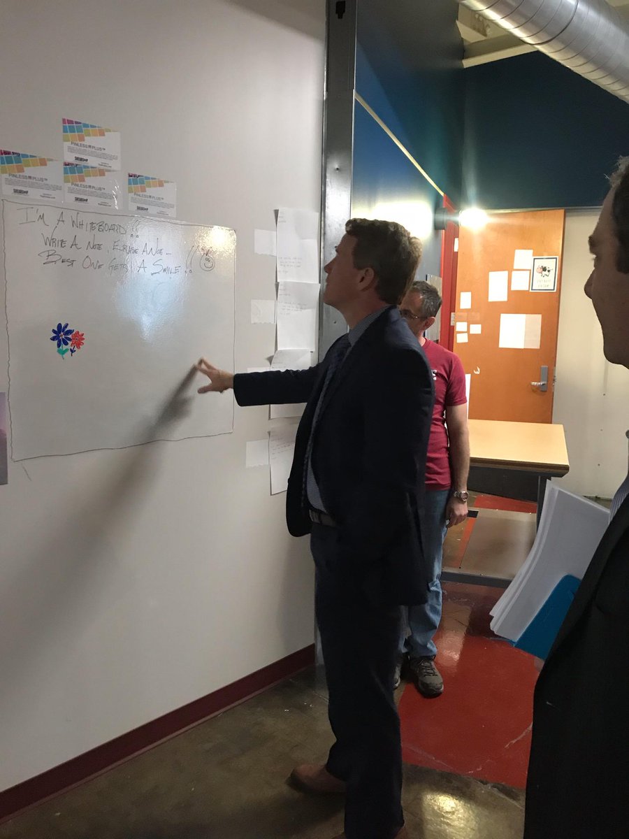Bounce_Hub's tweet photo. Thank you @LtGovHusted for visiting today so we could share the exciting things happening in our facility and w our companies! #innovation #acceleration #incubation #neohio @CompanionLabsHQ @AkronAscent #TripleBeamTech @dougweintraub @DeborahHoover  @BDMorganFdn @J_Peplowski https://t.co/rcpGieXD7q