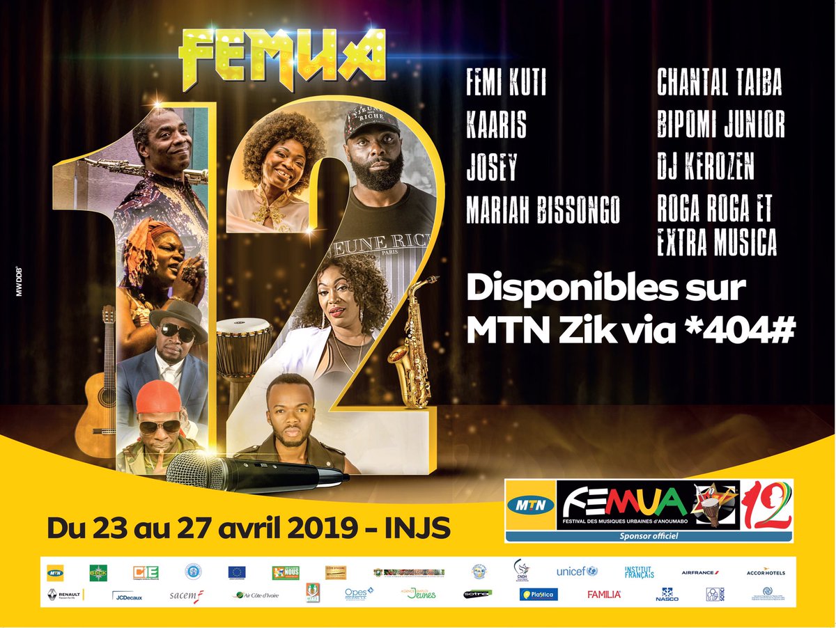FEMUAOfficiel's tweet photo. Êtes-vous prêts pour le show? #FEMUA12 https://t.co/07O0raL8JY